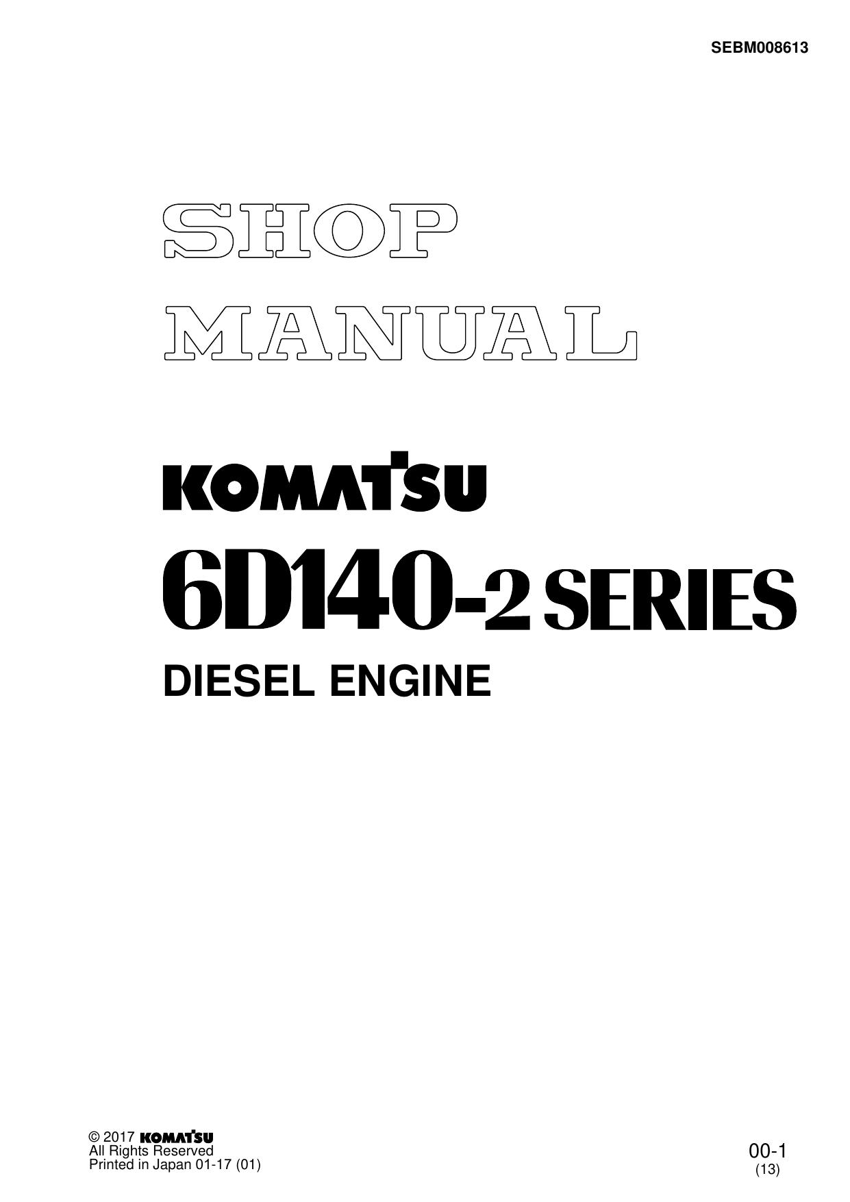 6D140-2 Shop Manual